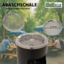 Detailaufnahme: TRUTZHOLM Abfalleimer mit Aschenbecher, abnehmbare Ascheschale aus Metall.