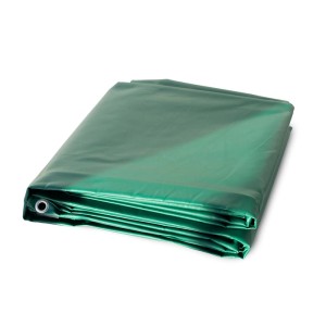 Grüne KARAT Abdeckplane 3x3m, LKW- und Anhängerplane, wasserdicht und robust.