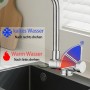AICA Wasserhahn Faltbare 360° Drehbare Silber Küchenarmatur 304 Edelstahl Hochdruckfest Mischbatterie Spültischarmatur_5
