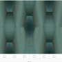 Erismann Fototapete Guido Maria Kretschmer Orion Petrol, 4,0x2,7m, mit grafischem 3D-Look in Petrol und Metallic-Optik.