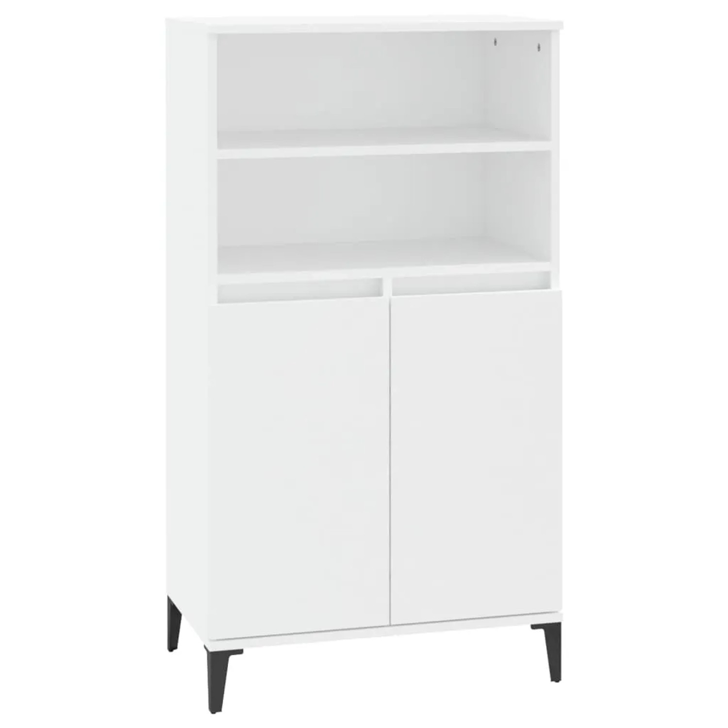 vidaXL Highboard Weiß 60x36x110 cm Holzwerkstoff 821228