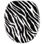 Sanilo WC-Sitz Zebra Look mit Absenkautomatik, Toilettendeckel aus Holz.