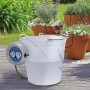 LUX Tropfbewässerungsset mit Pumpe an Eimer, Micro-Drip-System für bis zu 10 Pflanzen.