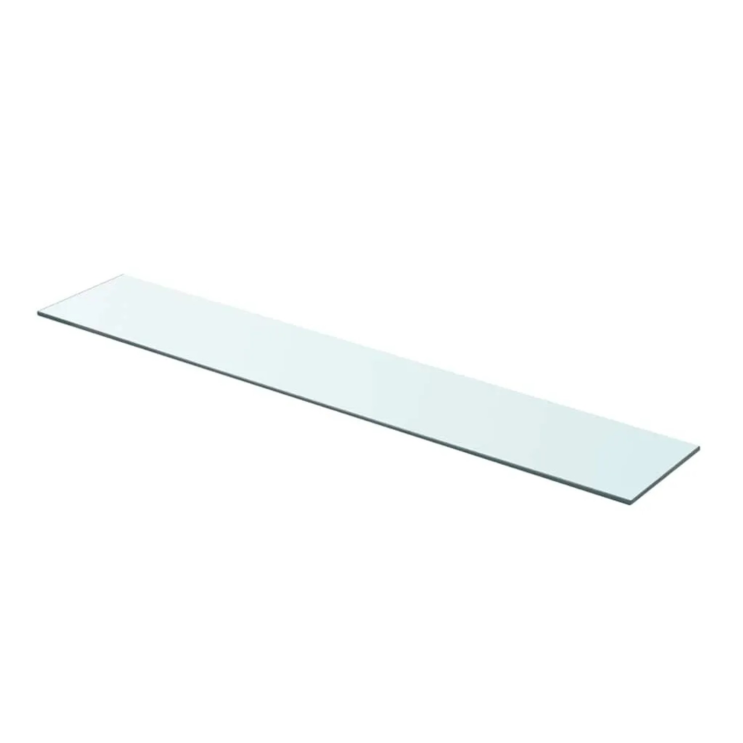 vidaXL Regalboden Glas Transparent 90x15 cm 243838