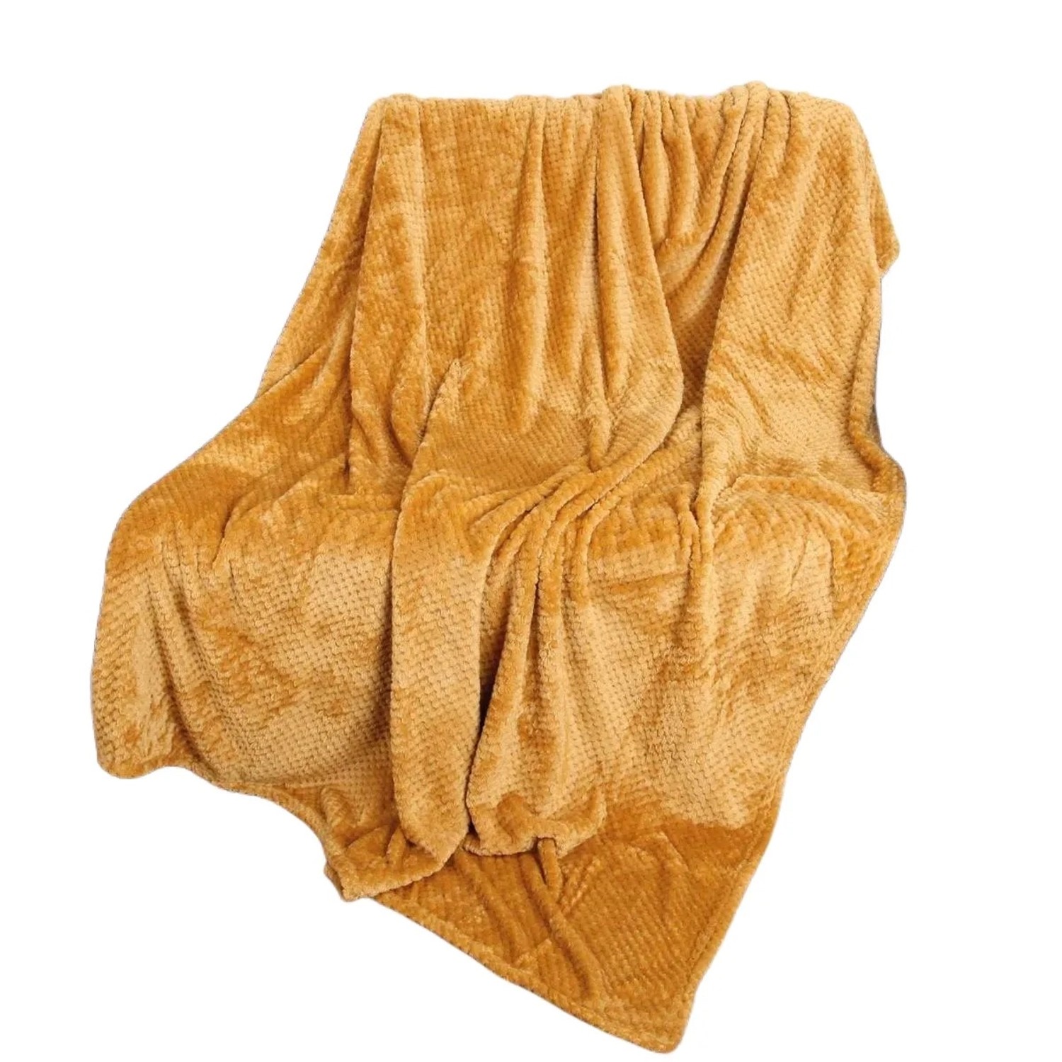 Bestlivings Kuscheldecke 150 x 200 cm Cashmere SoftTouch Popcorn Curry günstig online kaufen