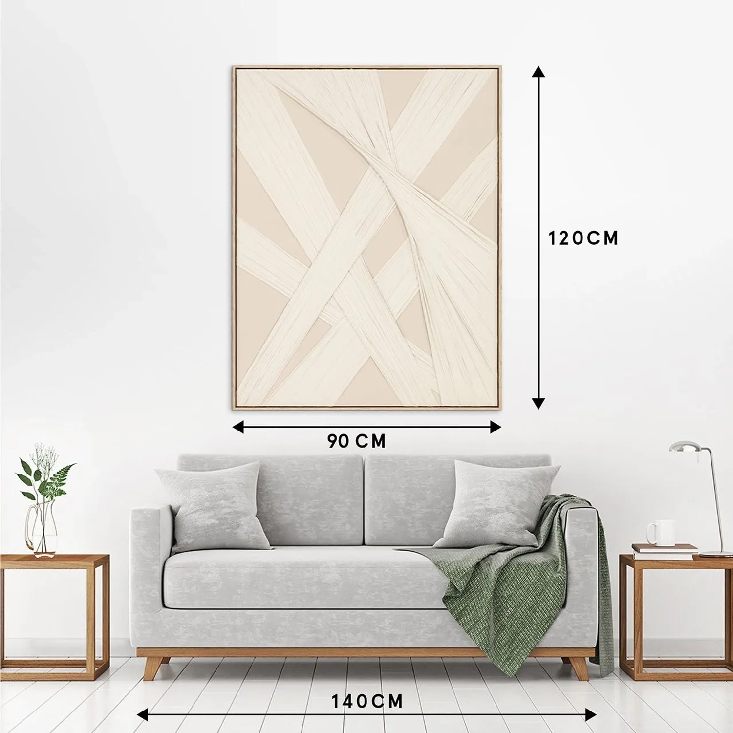 Art Universe Leinwandbild Stretched Forms 90 x 120 cm