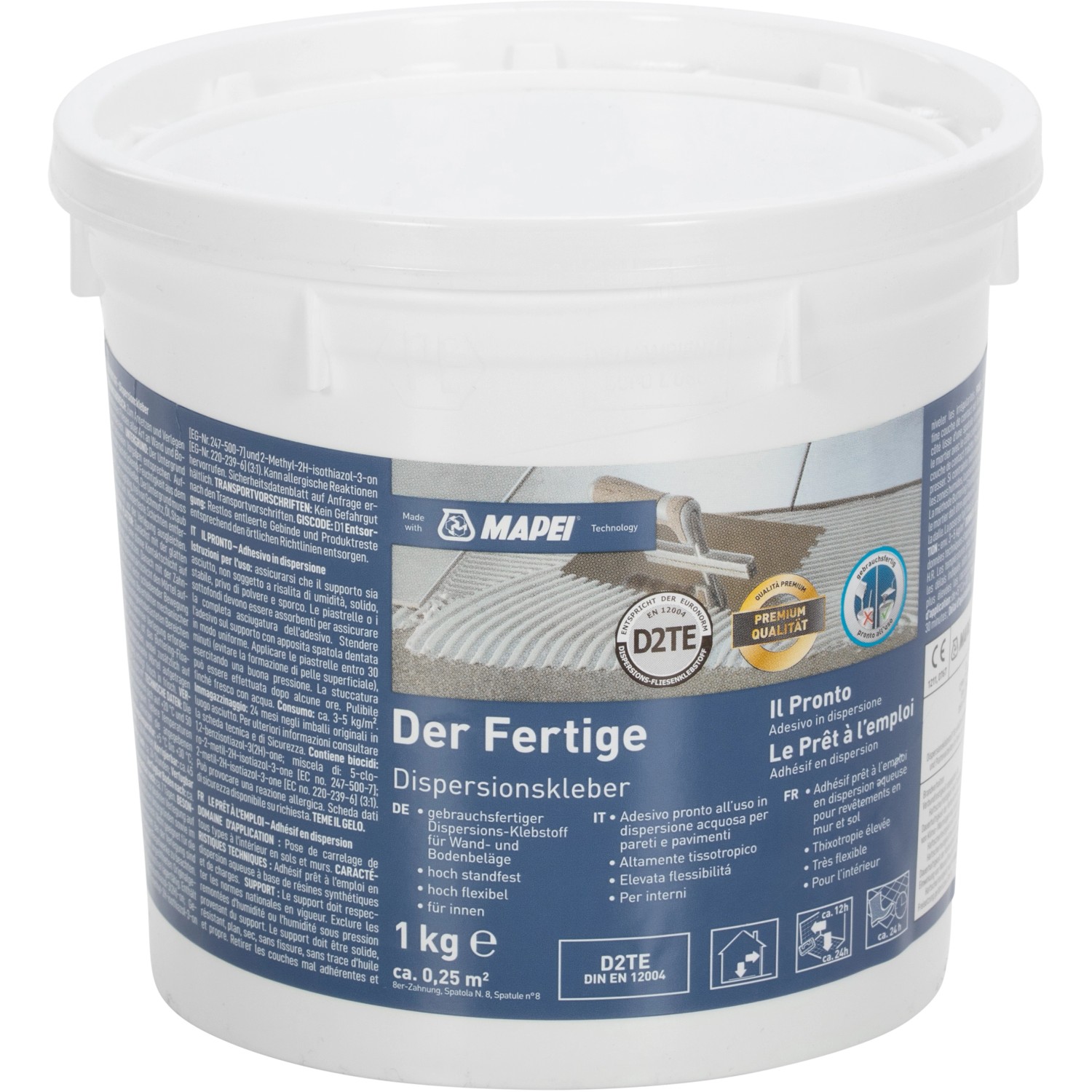 Mapei Dispersionskleber 1 kg