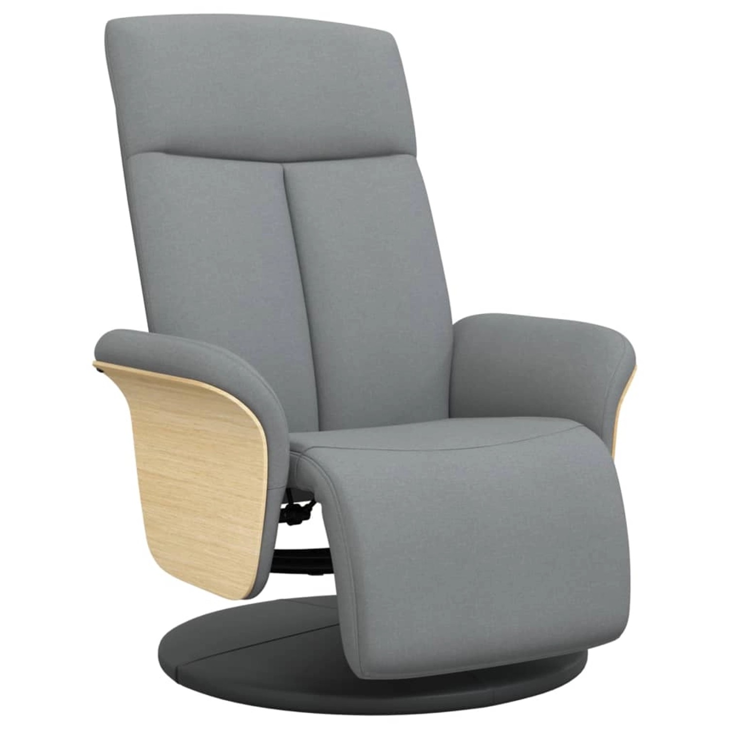 vidaXL Relaxsessel mit Fußteil Hellgrau Stoff 356521 günstig online kaufen