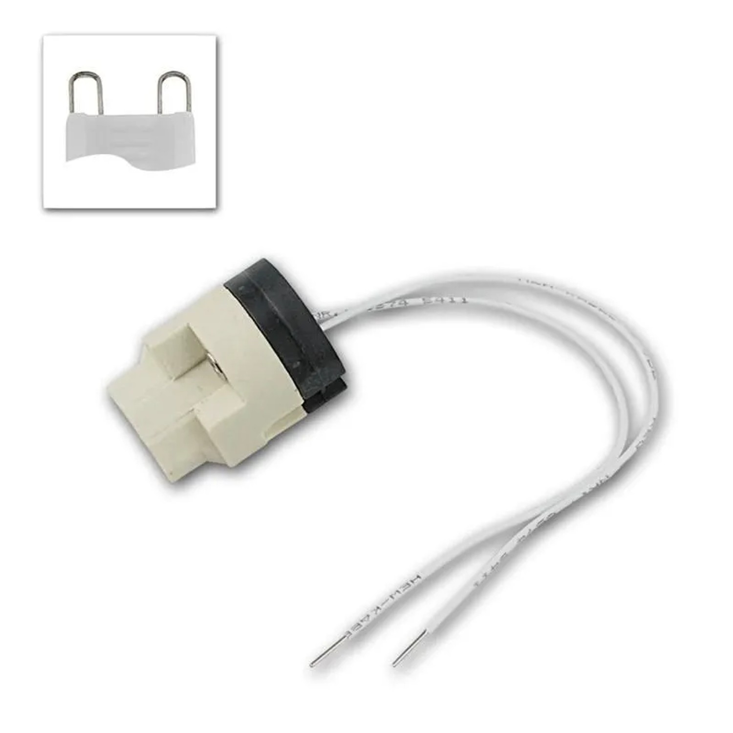 EGB Hochvolt-Fassung G9 mit PTFE-Leitung 15cm