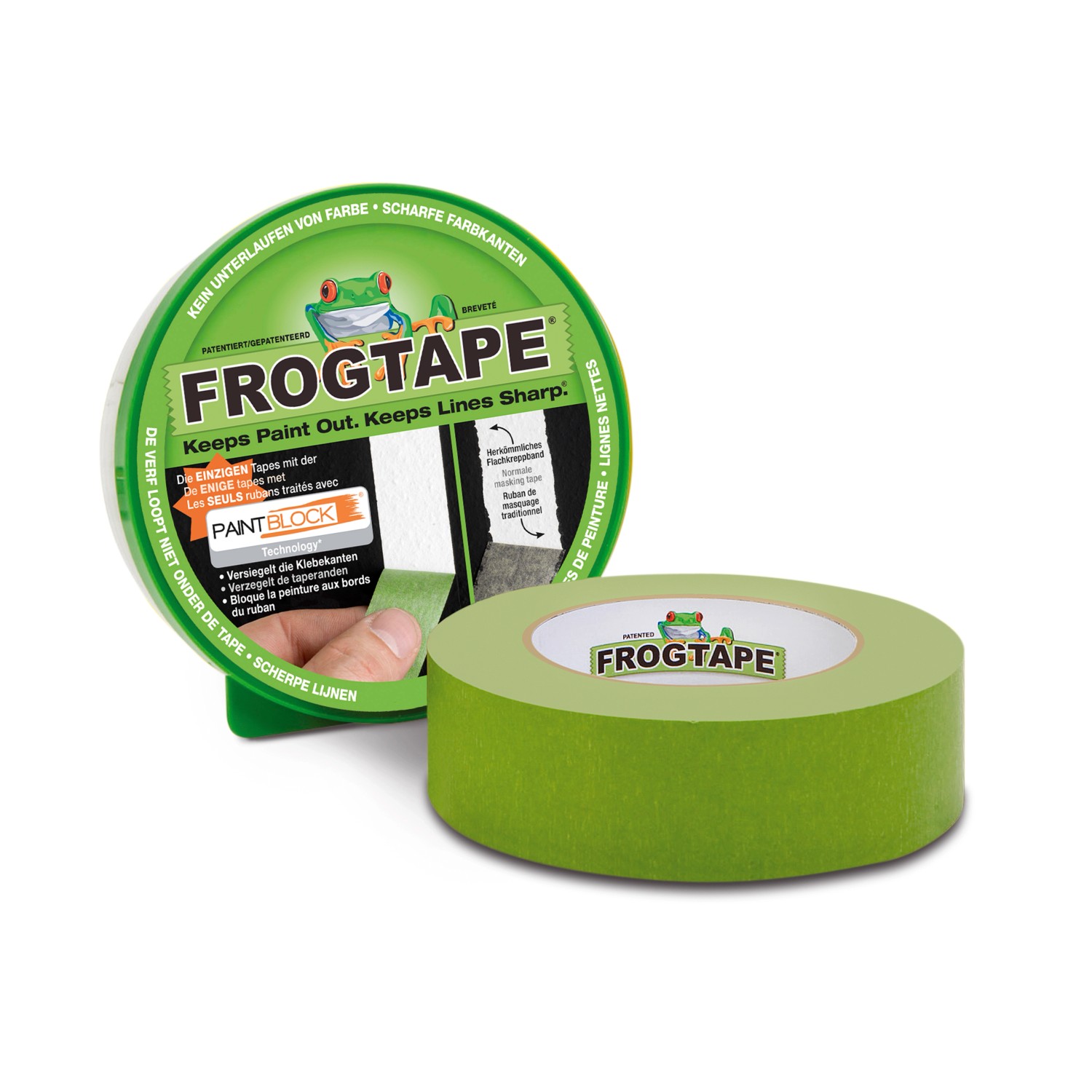 Malerkrepp Frog Tape 41,1 m x 36 mm Grün FSC® günstig online kaufen