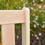 Detailansicht: Merxx Gartenmöbel-Set Sylt, Kiefernholz, Rückenlehne.