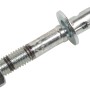 LUX Bolzenanker, 10 mm Durchmesser, 95 mm Länge, verzinkter Stahl für Betonwände.