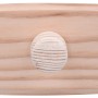 Siro Hakenleiste S126 aus Kiefernholz mit 5 Haken, naturbelassen, Länge 460mm.