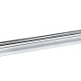 Wenko Badetuchstange Duo Maribor, 60 cm, silber glänzend, zur Wandmontage im Badezimmer.