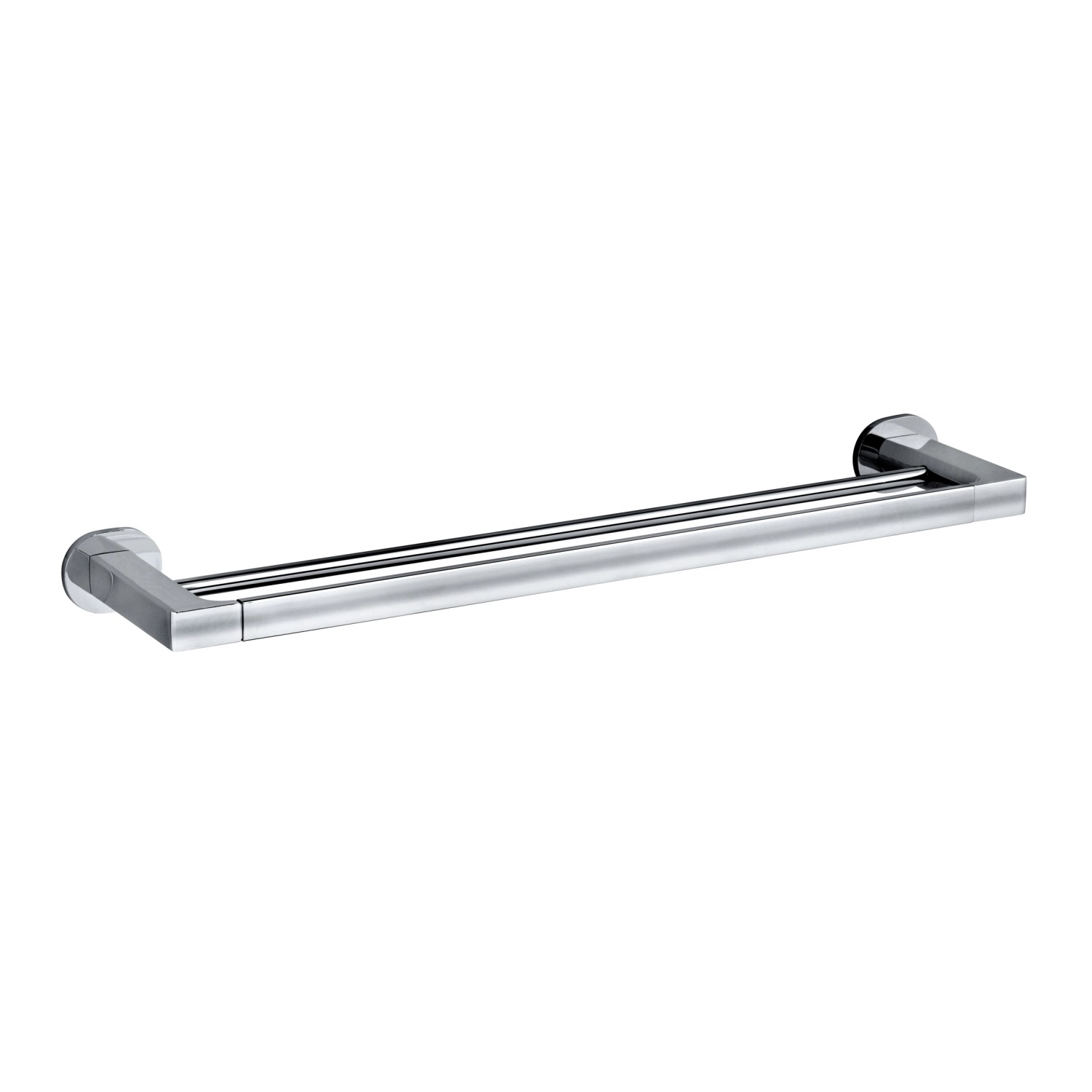 Wenko Badetuchstange Duo Maribor UV-Loc® 60 cm Silber Glänzend