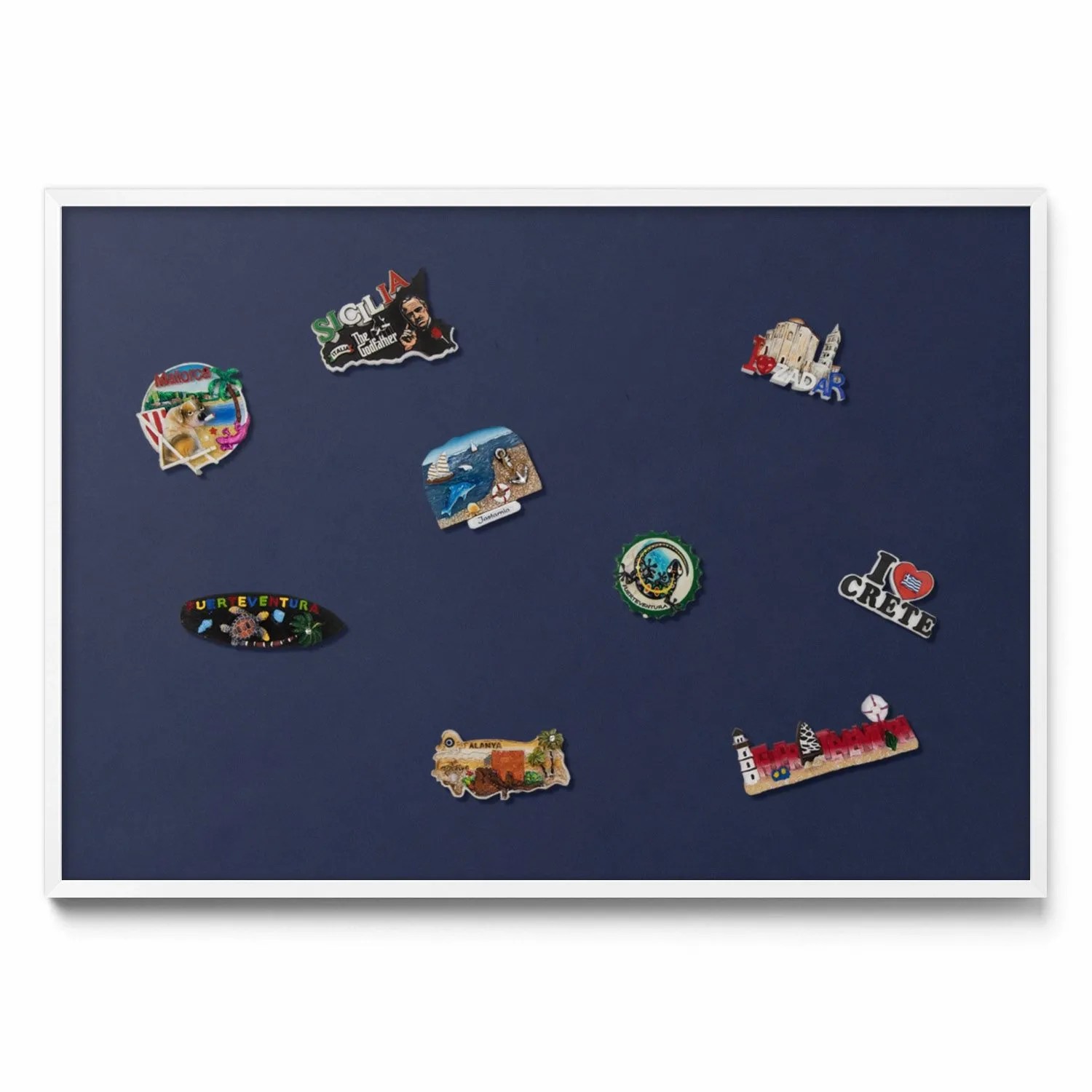 Tulup Magnettafel Magnettafel für Urlaubsmitbringsel Farbe Dunkelmarineblau günstig online kaufen