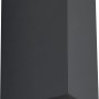 Schwarze LED-Außenwandleuchte LP1268B1, 40W, GU10, IP44 für den Außenbereich.
