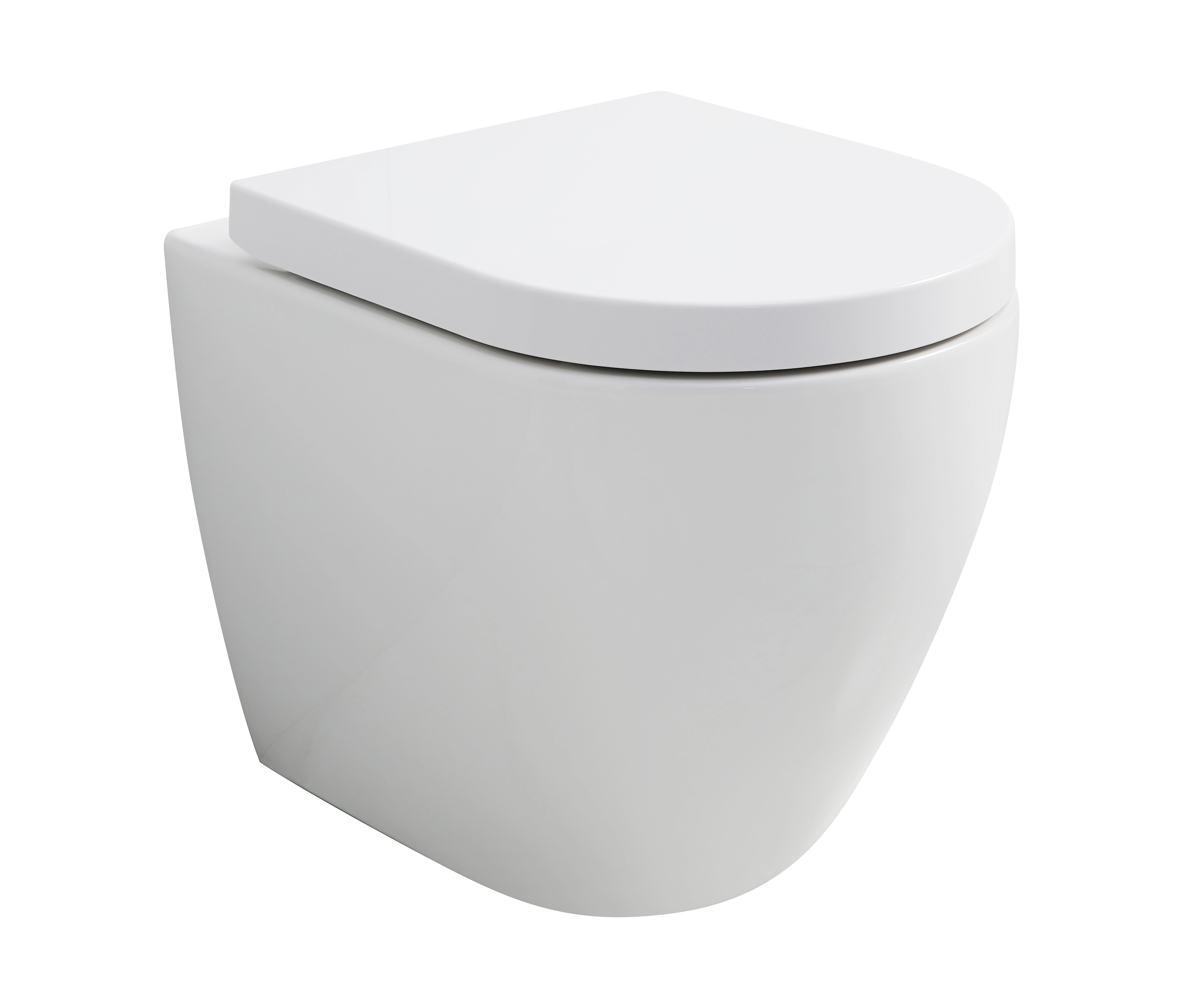 Verosan+ Stand-WC-Set Rivo spülrandlos inkl. WC-Sitz absenkbar Top-Fix  kaufen bei OBI