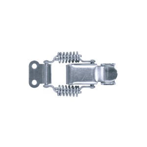 GOEBEL Spannverschluss mit Feder, Edelstahl A2, inkl. Gegenhaken für Kisten, Koffer und Boxen.