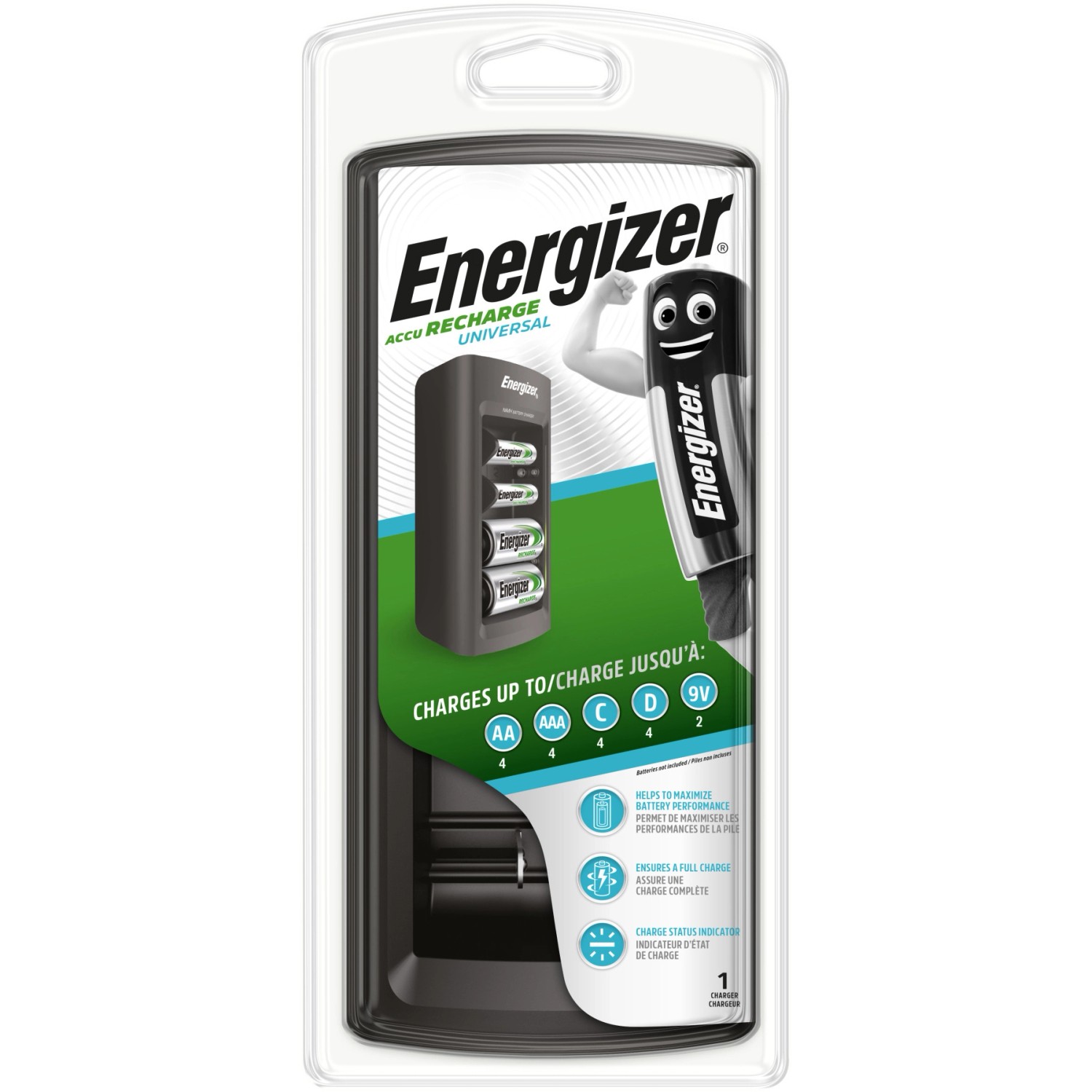 Energizer NiMH-Akku-Ladegerät Universal ohne Akkus