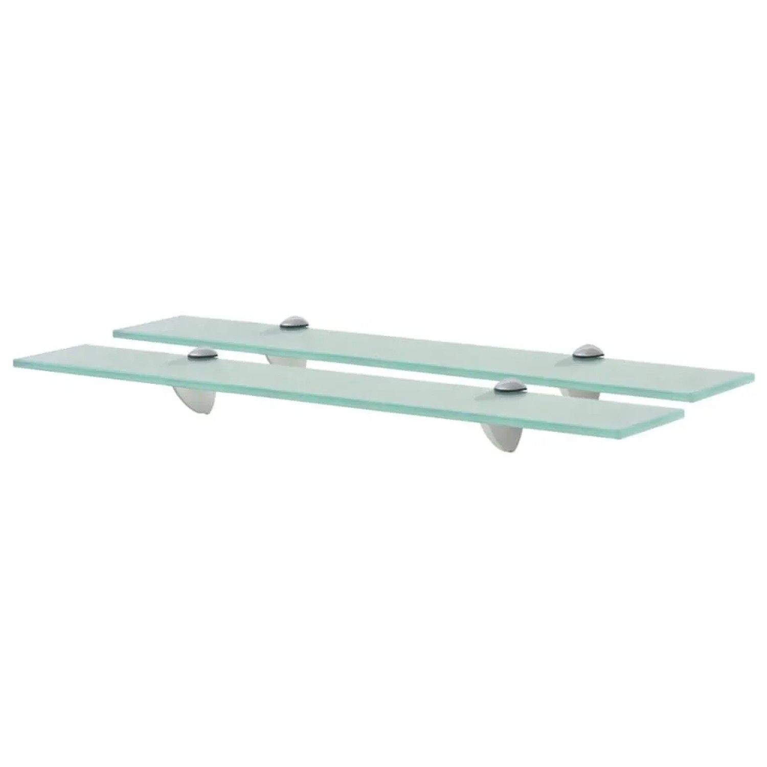 vidaXL Schweberegale 2 Stk Glas 60x20 cm 8 mm 3051521