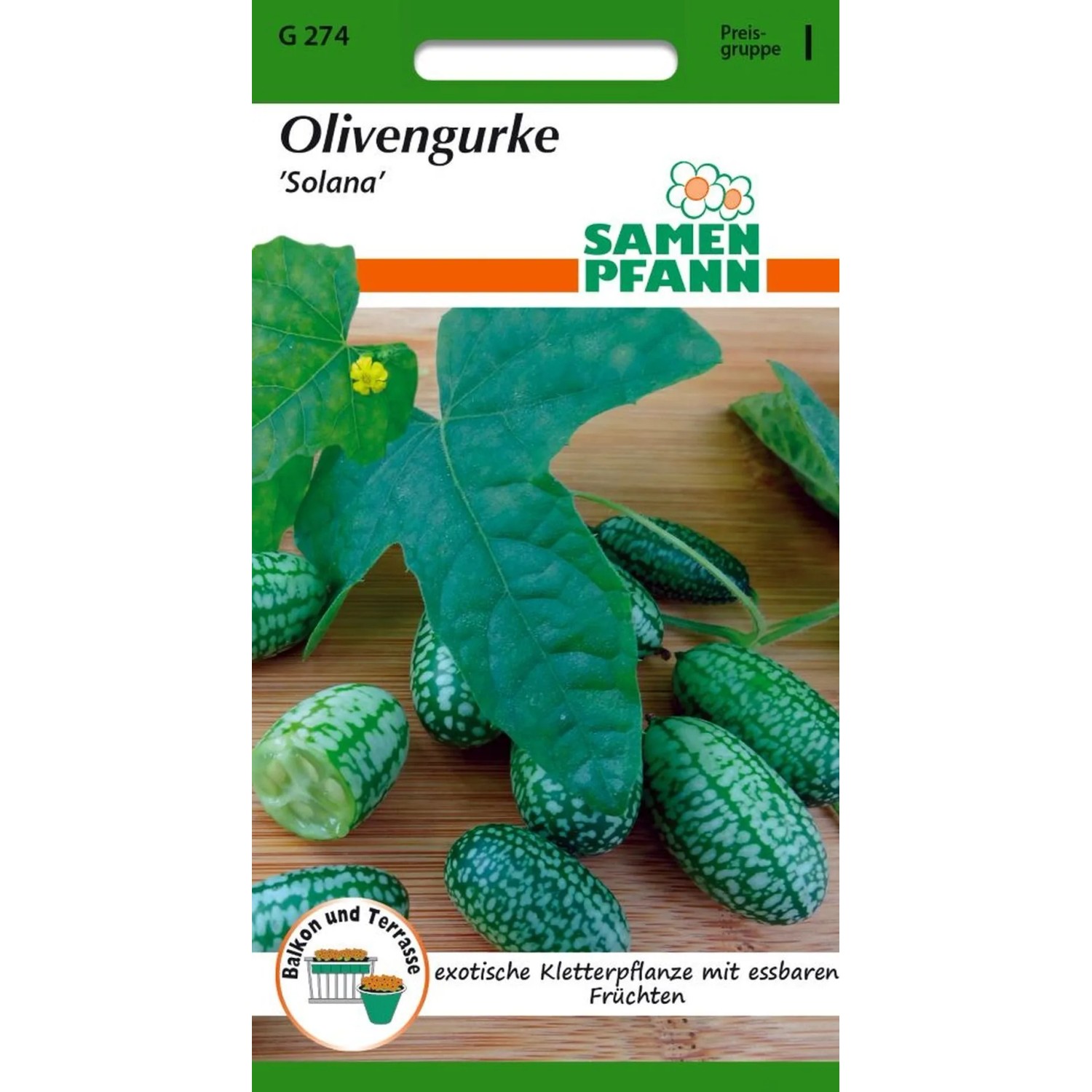 SAMEN PFANN Olivengurke Solana