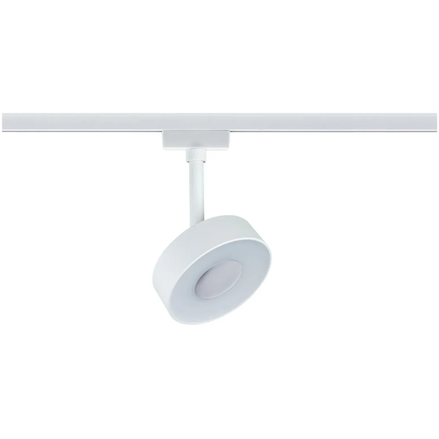 Weißer Paulmann Urail LED Schienenspot Circle, 5W, 210lm, für Schienensysteme.