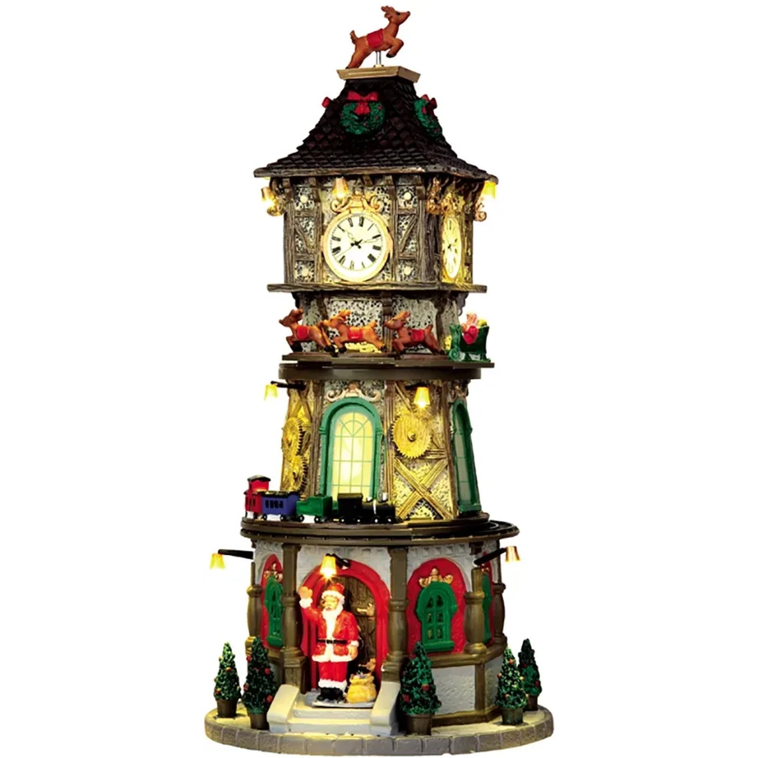 Weihnachtsdekoration Uhrenturm