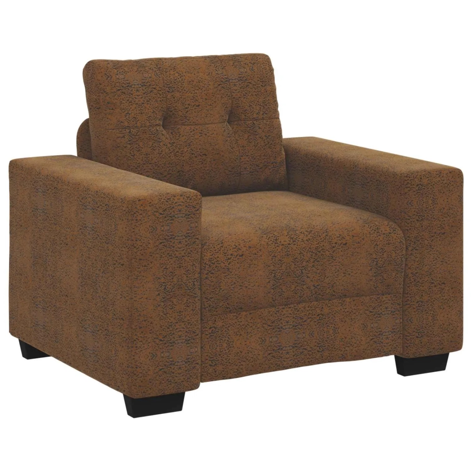 vidaXL Sofa-Sessel Braun 60 cm Kunstleder 4105108