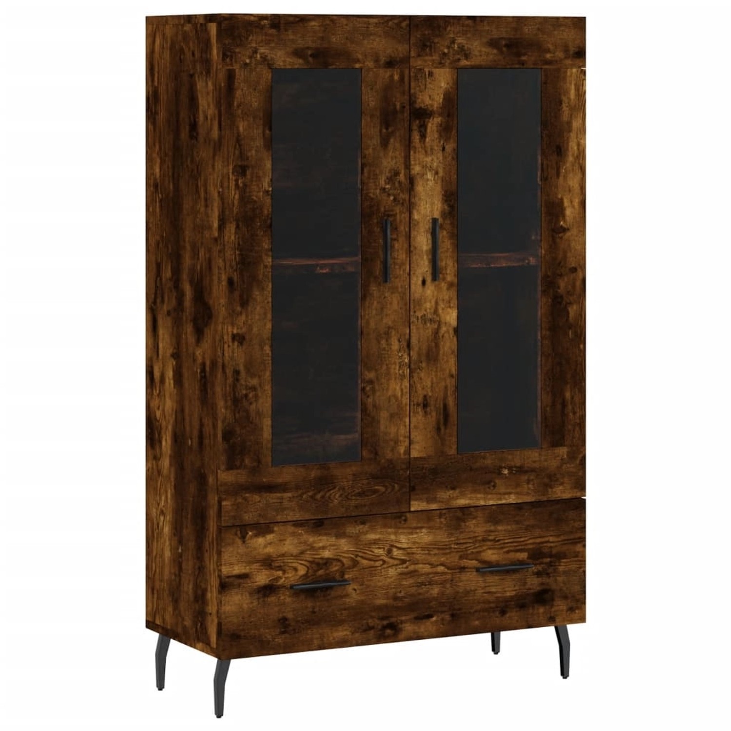 vidaXL Highboard Räuchereiche 69,5x31x115 cm Holzwerkstoff 828321