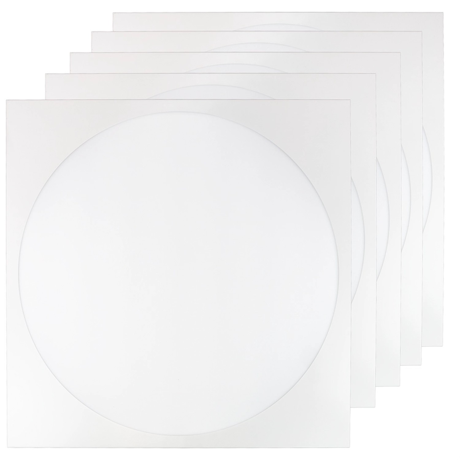 ENOVALITE 5er Pack LUNOS LED Panel 62x62 Rasterdeckenleuchte 30W LED Decken günstig online kaufen