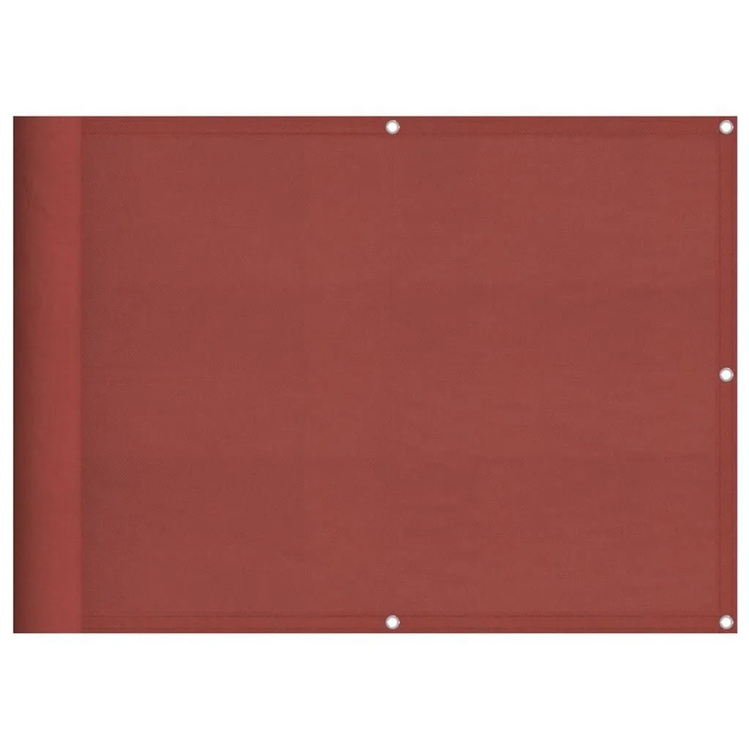 vidaXL Balkon-Sichtschutz Terrakotta 75x800 cm 100 % Polyester-Oxford 42002 günstig online kaufen