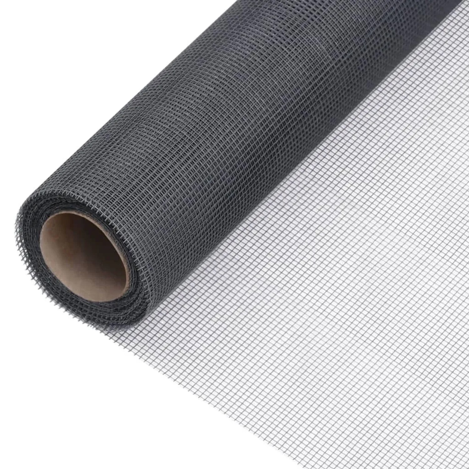 vidaXL Fliegengitter Fiberglas 60x1000 cm Grau 150866