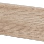 Sockelleiste Eiche, 60 mm hoch, 2600 mm lang. Dekorativer Wandabschluss für Laminat und Parkett.