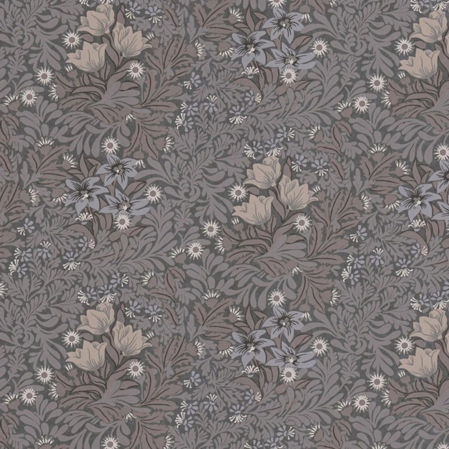 Tadessi Tapete Floral M1-No.4134 Vliestapete in Grau
