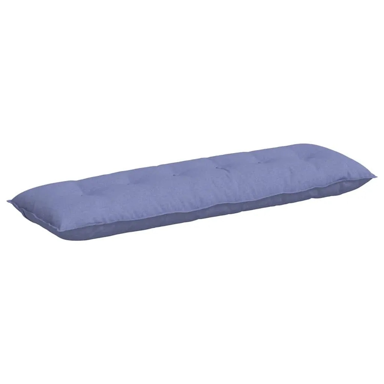 vidaXL Rückenkissen Jeans Blau 160 x 19 x 50 cm Stoff 42014887