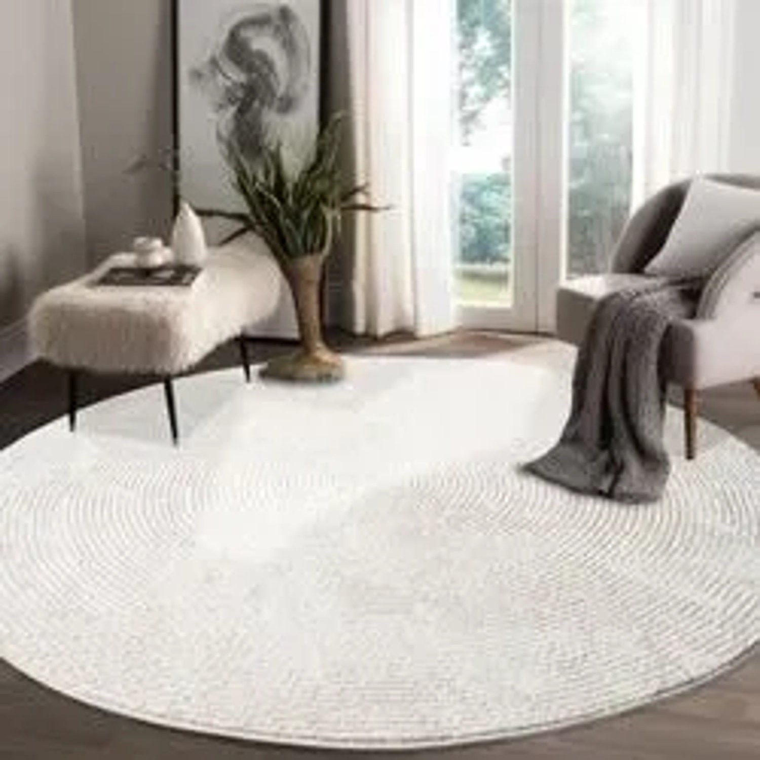 payé runder Teppich Royal 481 200x200 cm Creme kaufen bei OBI