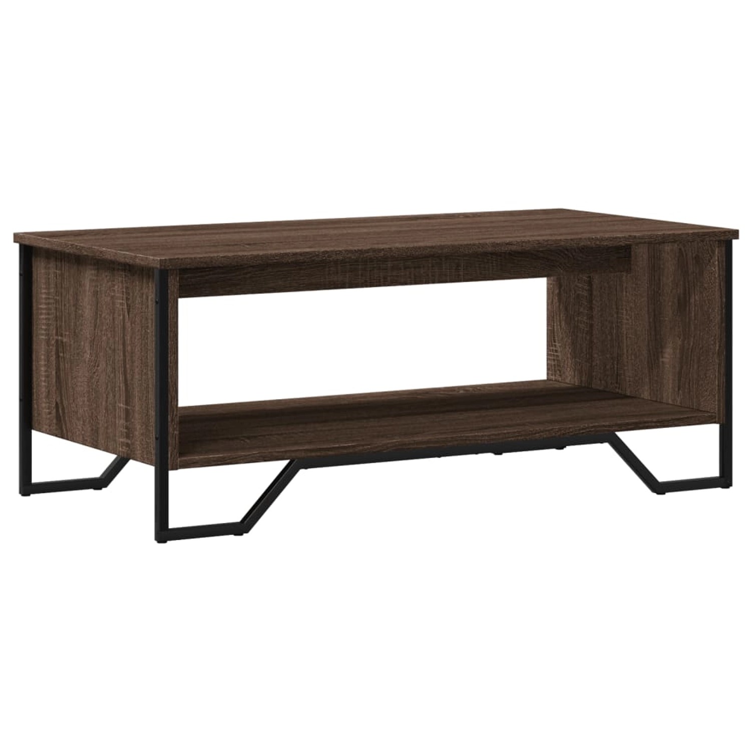 vidaXL Couchtisch Braun Eichen-Optik 100x51x40 cm Holzwerkstoff 848483 günstig online kaufen