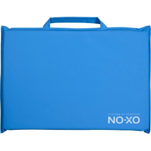 Blaues OX-ON Kniepolster Knee Protector Comfort XL aus PVC für Arbeitskleidung.