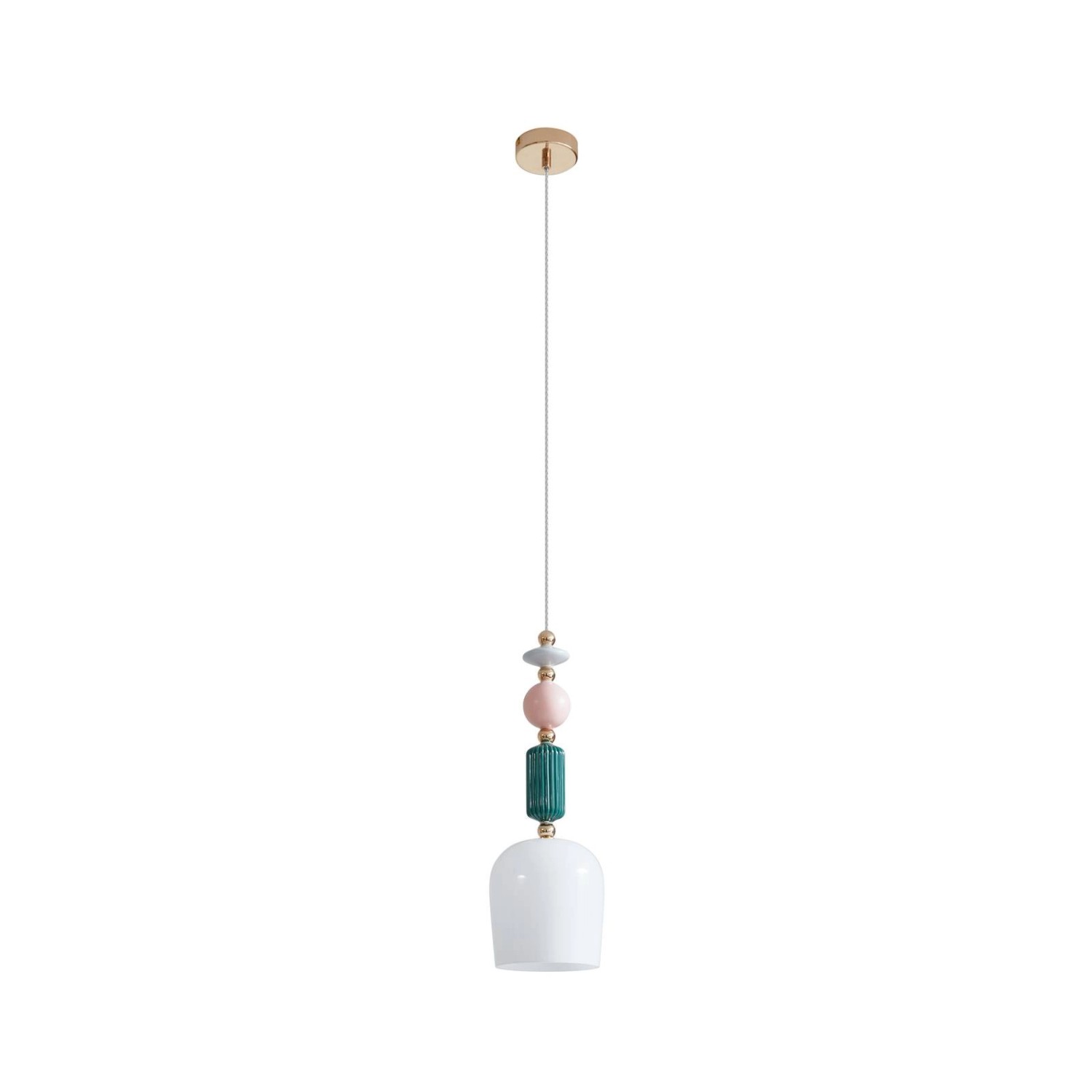 Lindby Pendelleuchte Ysoria 10020476 Design Modern aus Keramik 1-flammig E1 günstig online kaufen