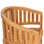 vidaXL Bananenstühle 2 Stk Massivholz Teak 48019_7