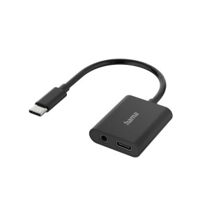 Hama Audio-Adapter: USB-C auf 3,5mm Klinke & USB-C zum Laden. Zubehör für Computer & Multimedia.
