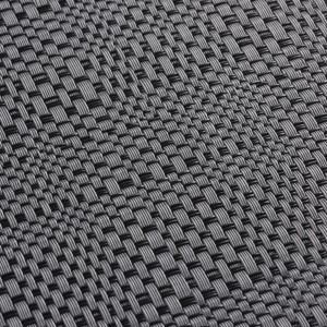 Anthrazitfarbenes Venilia Tischset, rechteckig, 45x30 cm, gewebte Struktur.