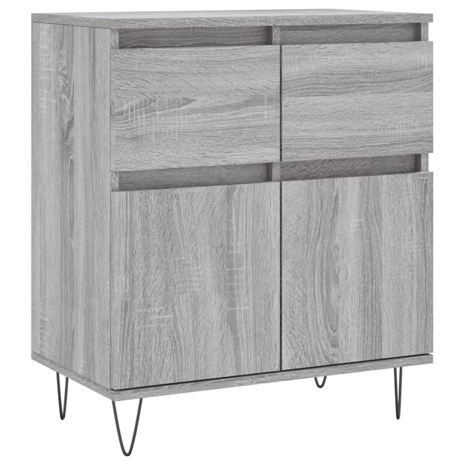 vidaXL Sideboard Grau Sonoma 60x35x70 cm Holzwerkstoff 831122 günstig online kaufen