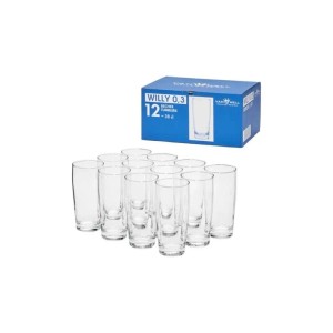 Van Well Willi Becher 0,3l, 24er Set. Geeichte Biergläser, ideal für Gastronomie und Zuhause.