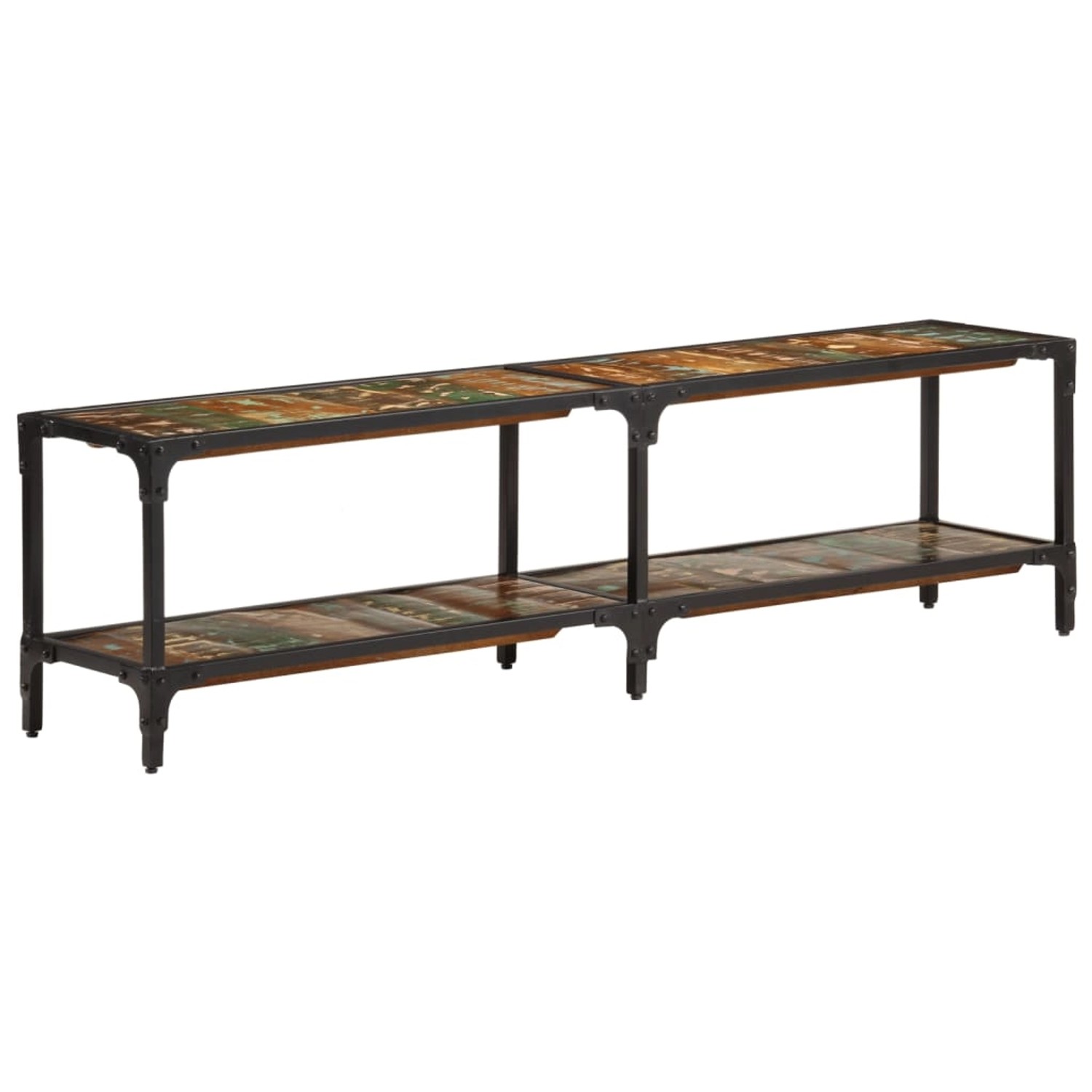 VidaXL TV-Schrank 150x30x41 cm Altholz Massiv günstig online kaufen