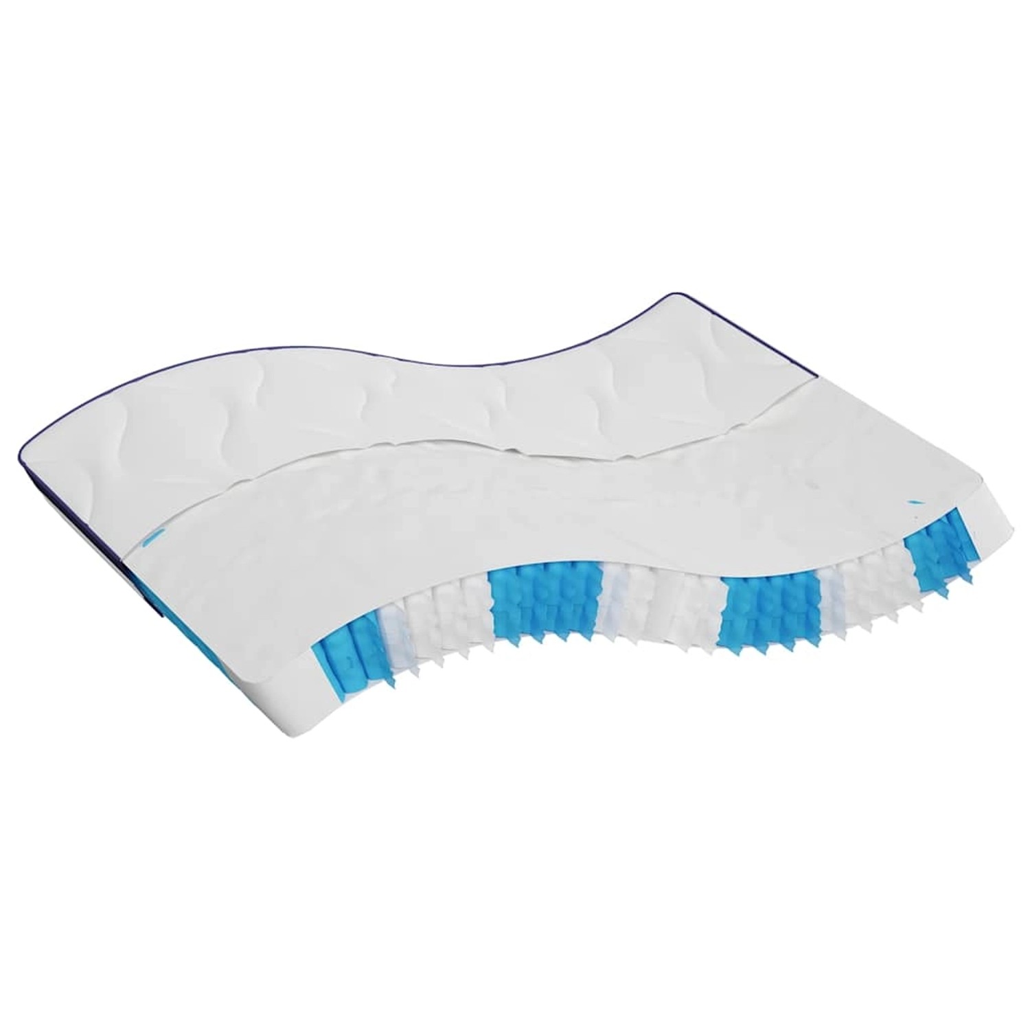 vidaXL Matratze Taschenfederkern Mittelfest 200x200 cm 3206424 günstig online kaufen