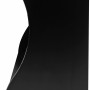 Schwarzer, offener Fluval Aquariumunterschrank Flex 123 l. Moderner Aquarienschrank mit Ablageflächen.