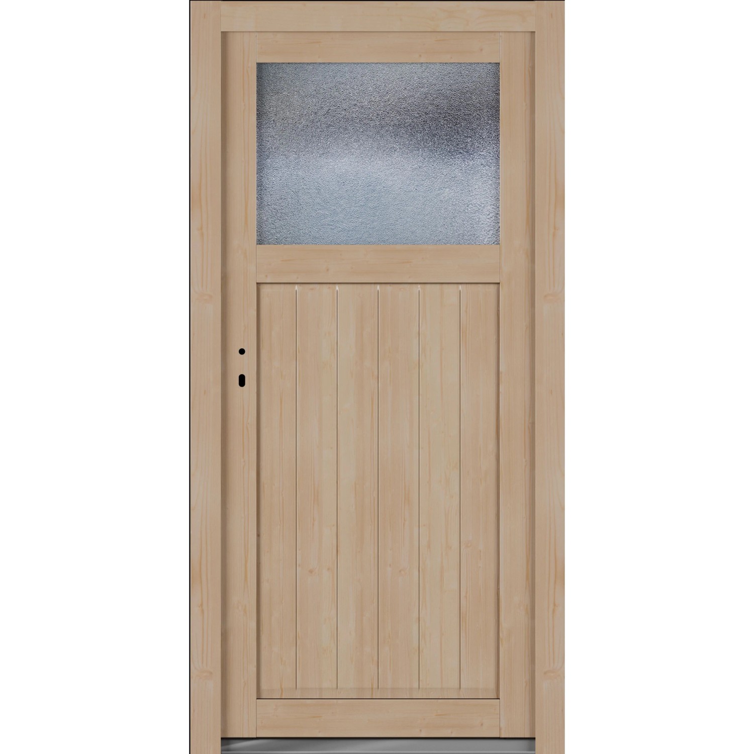 Roro Nebeneingangstür OHE 1002 Fichte 90 cm x 190 cm DIN L