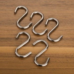 SOTECH 5 S Haken Edelstahloptik für Küchenreling